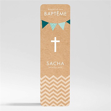 Signet baptême farandole de kraft magnet