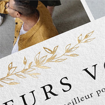 Carte de voeux belle aventure - Détail de la carte