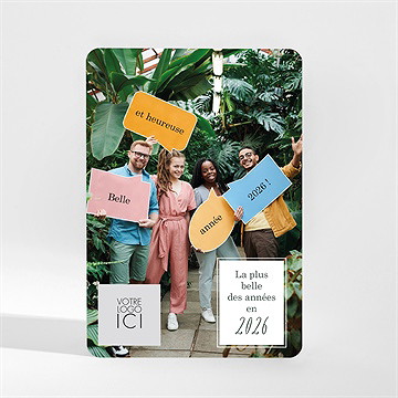 Carte de voeux la plus belle des années