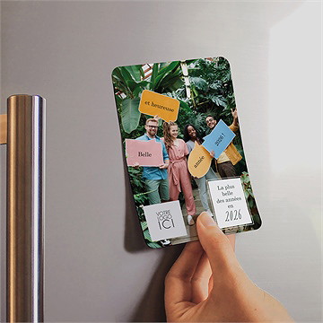 Carte de voeux la plus belle des années - Mise en situation