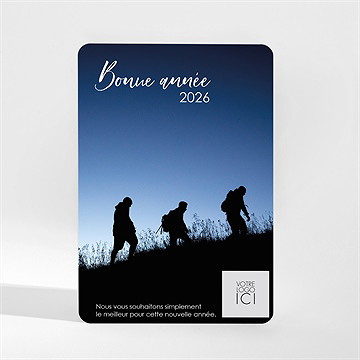 Carte de voeux belle ombre