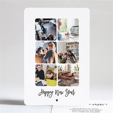 Carte de voeux pèle-mêle