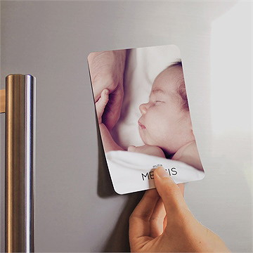 Remerciement naissance tendre silhouette - Mise en situation