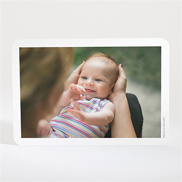 Remerciement naissance ma petite clairière - Dos de la carte