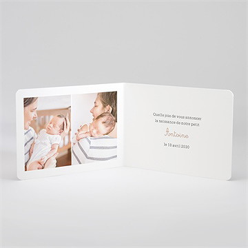 Faire-part naissance plus près des étoiles - Intérieur du faire-part