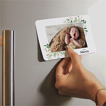 Remerciement naissance petit bijou - Mise en situation