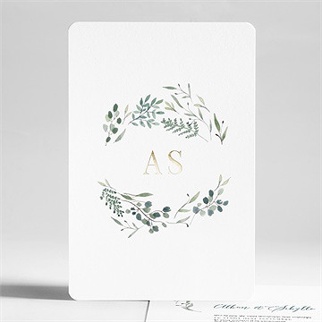 Faire-part mariage bouquet provençal