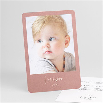 Faire-part naissance portrait mignon