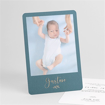 Faire-part naissance jolie touche