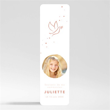 Signet communion colombe dorée magnet