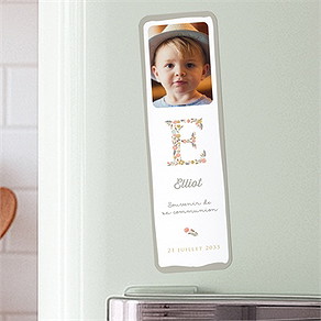 Signet communion signature florale magnet