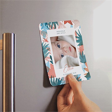 Faire-part naissance petit sauvage - Mise en situation