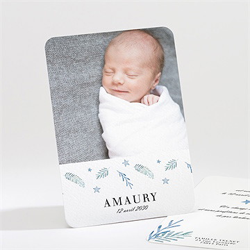 Faire-part naissance tourbillon