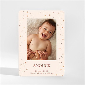 Faire-part naissance mon etoile