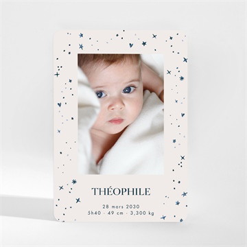 Faire-part naissance petit astre