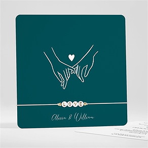 Faire-part mariage notre union
