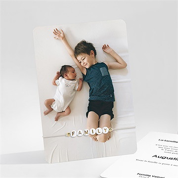 Faire-part naissance notre petit bijou