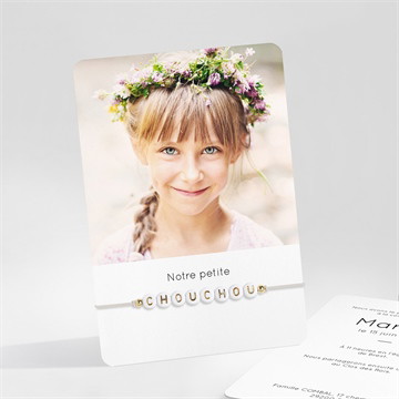 Faire-part communion cadeau de communion