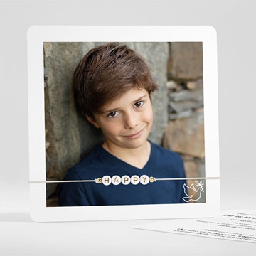 Faire-part communion happy