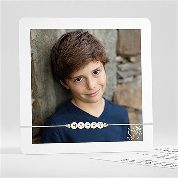 Faire-part communion happy