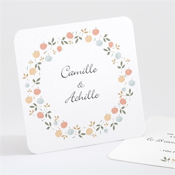 Carton d'invitation mariage let's dream !