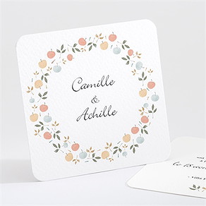 Carton d'invitation mariage let's dream !