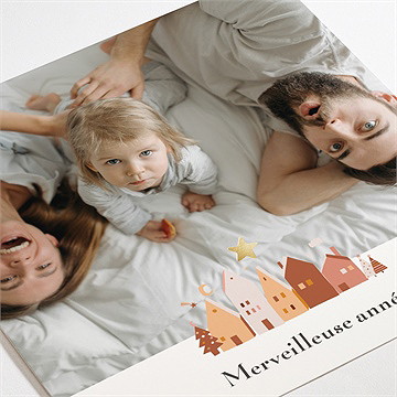 Carte de voeux notre bonne etoile - Détail de la carte