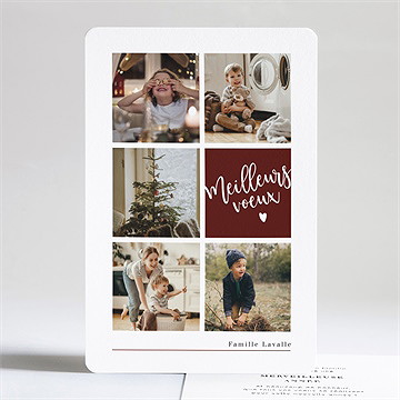 Carte de voeux la grille magique