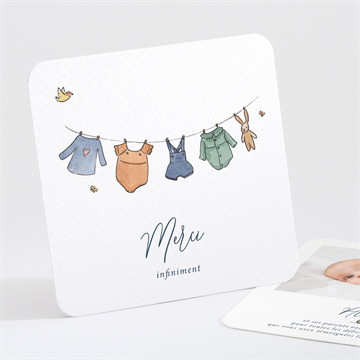 Remerciement naissance petit bout'chou