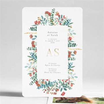 Faire-part mariage notre promesse