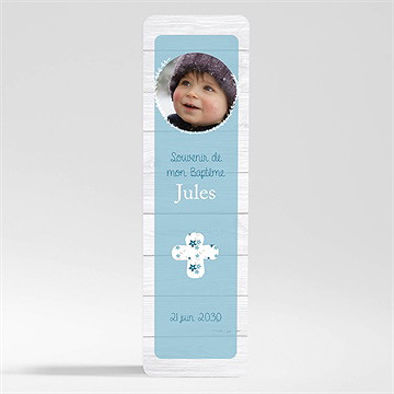 Signet baptême noeud et croix magnet