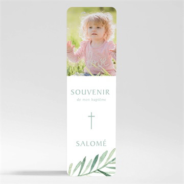 Signet baptême feuilles et or magnet