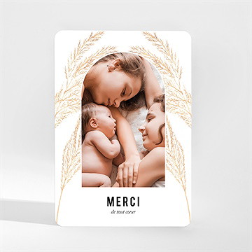 Remerciement naissance belle alcôve