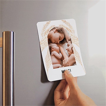 Remerciement naissance belle alcôve - Mise en situation