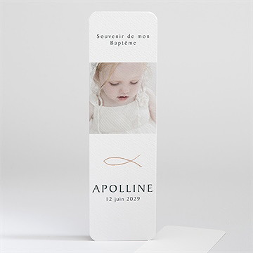 Signet baptême jolie sagesse