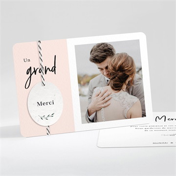 Remerciement mariage dites-le avec des fleurs 2