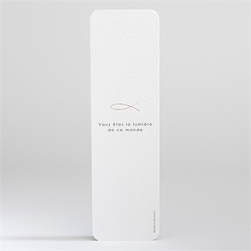 Signet communion jour sacré - Dos du signet