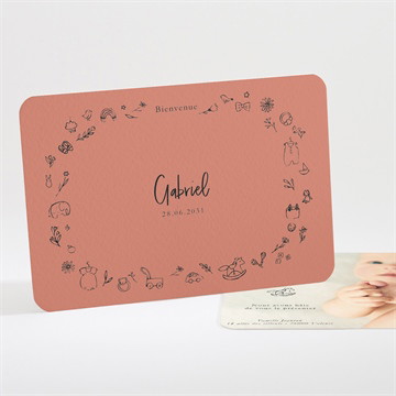 Carte recto-verso - paysage 