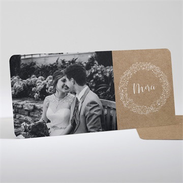 Remerciement mariage couronnés d'etoiles