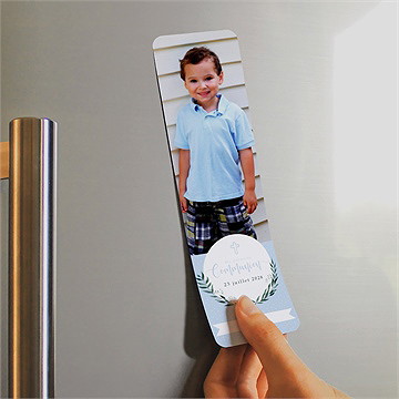 Signet communion doux flocons magnet - Mise en situation