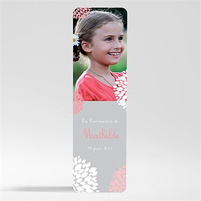 Signet communion colombe et fleurs magnet
