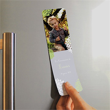 Signet communion cadre gris et lumière - Mise en situation