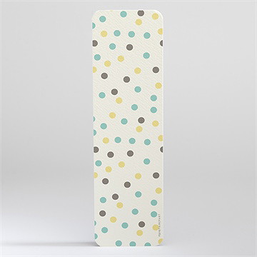 Signet communion jolie fête - Dos du signet