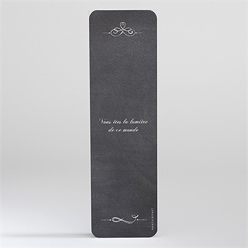 Signet communion coupe et épis de blé - Dos du signet