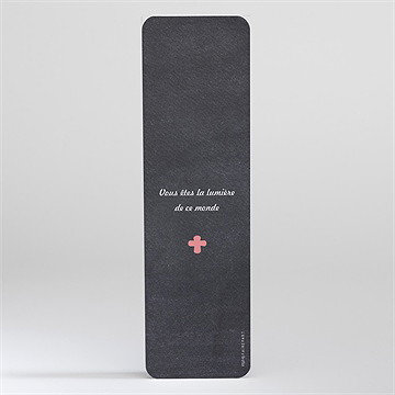 Signet communion etape chrétienne - Dos du signet