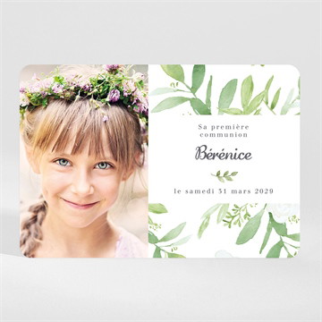Faire-part communion ornements magnet