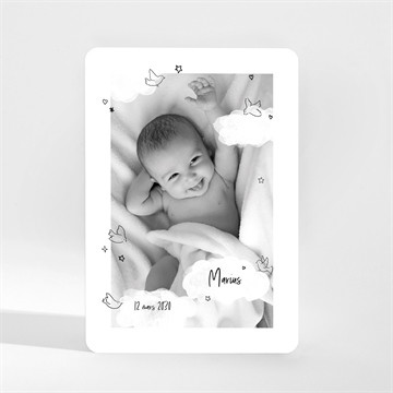 Carte magnet - portrait