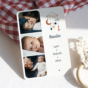 Faire-part naissance ma constellation