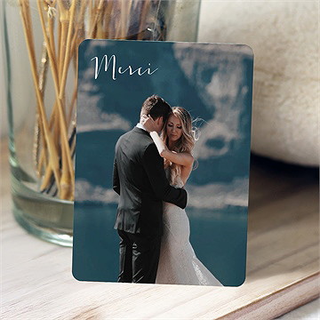 Remerciement mariage notre passeport