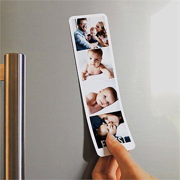 Faire-part naissance horizon magnet - Mise en situation